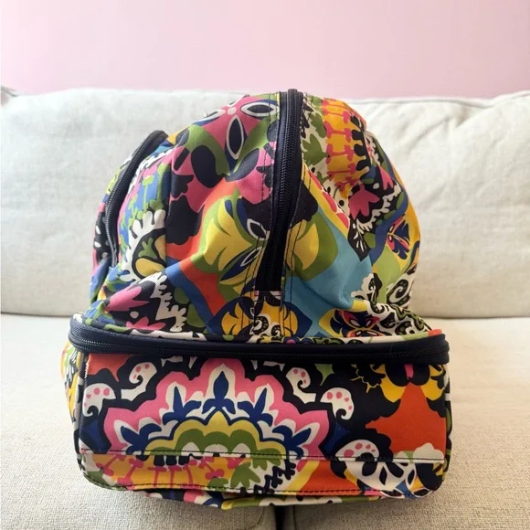 Vera Bradley Rolling Duffle Travel Bag Multicolor Floral - Picture 5 of 16